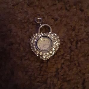 Heart pendent watch